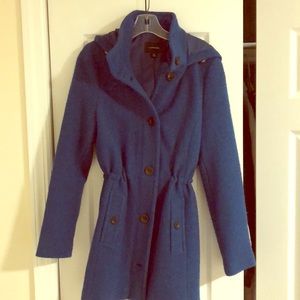 Lands end coat blue/green size 8